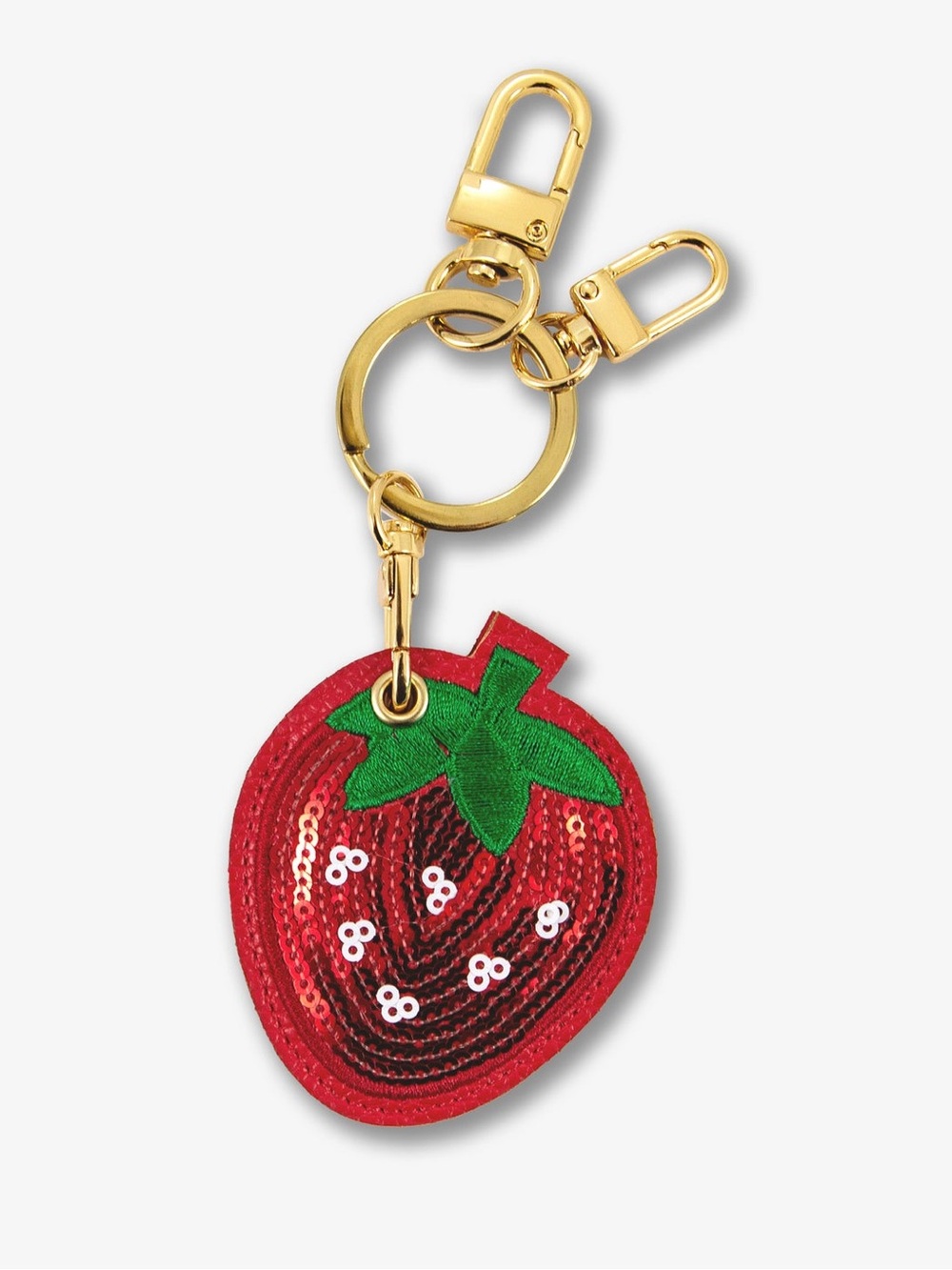 NEW Sonix Sequin Strawberry AirTag Keychain/Bag Charm